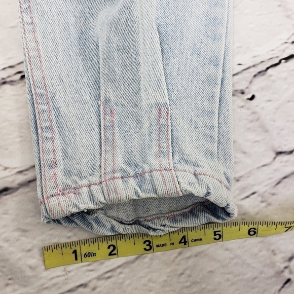 Vintage 80s Collector's No Excuses Peg Legged Jeans 24" Rib Cage EUC - Picture 14 of 15